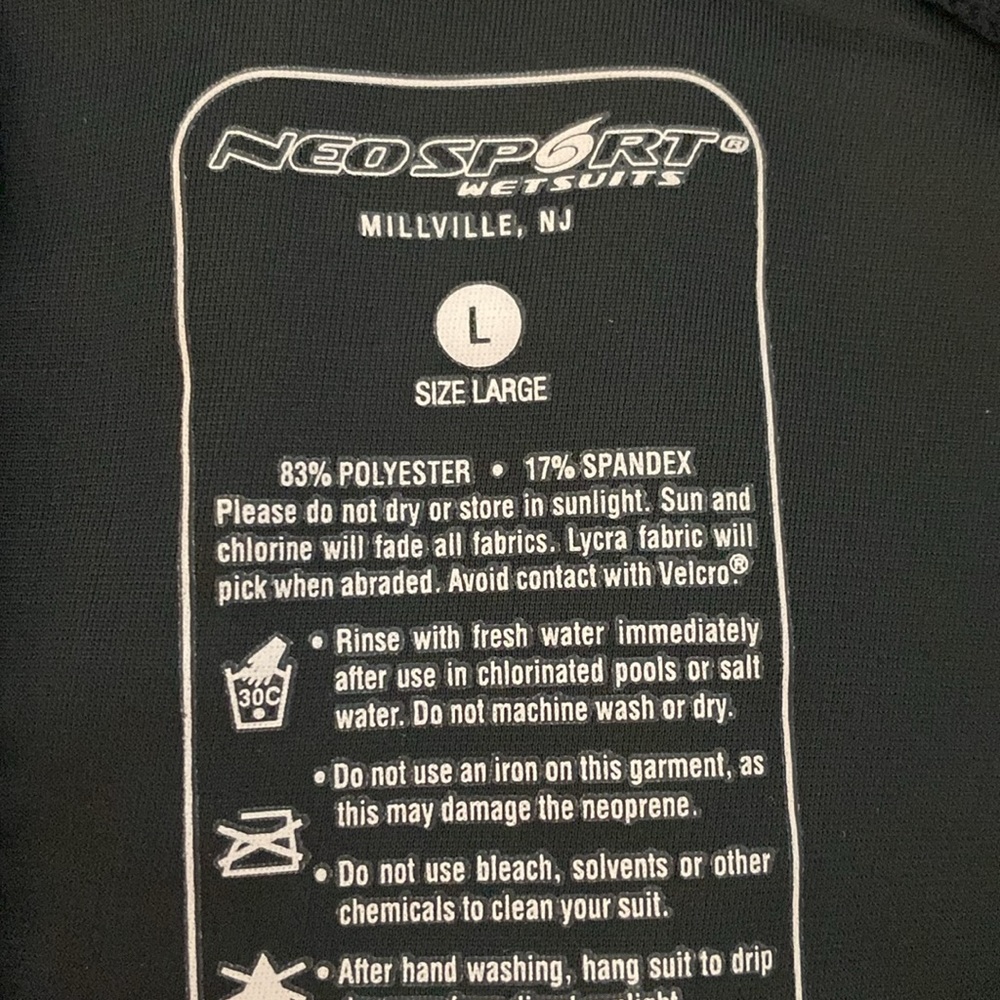 NeoSport WetSuit 50 Plus  UV Shield  New With Tags size Large - Picture 12 of 13